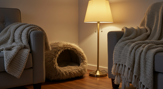 Creating Calming Spaces for Anxious Pets: Beds, Diffusers, and More