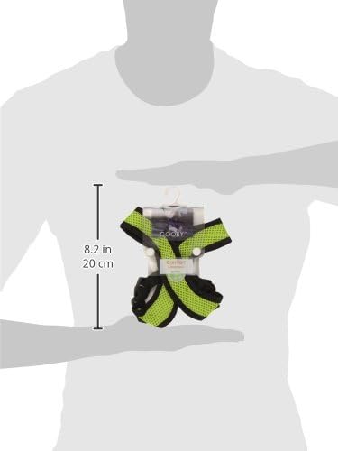 Gooby Comfort X Head In Harness - Green, Small - No Pull Small Dog Harness, Patented Choke-Free X Frame - Perfect on the Go Dog Harness for Medium Dogs No Pull or Small Dogs for Indoor and Outdoor Use