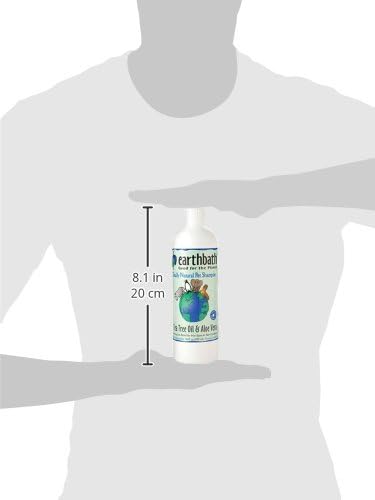 earthbath, Hot Spot Relief Pet Shampoo - Tea Tree Oil Hot Spot Treatment for Dogs, Best Dog Shampoo for Itching & Skin Conditions, Made in USA, Cruelty Free Itch Relief for Dogs - 16 Oz (1 Pack)