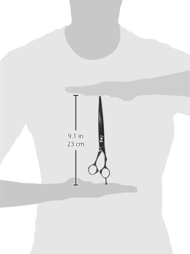 Master Grooming Tools 5900 Series Japanese Stainless Steel Shears — High-Performance Shears for Grooming Dogs - Curved, 8"