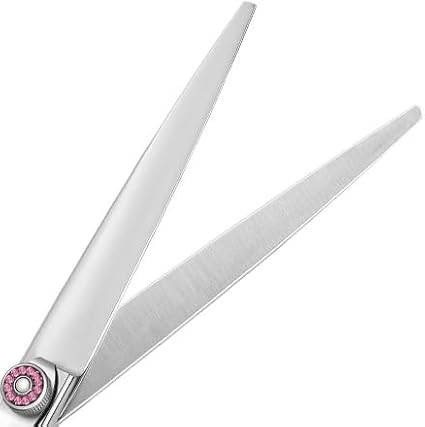 7" Dog Grooming Scissors for Grooming Face and Paws Safety Shears Trimming Cutting Shears for Dog Cat Pet Grooming