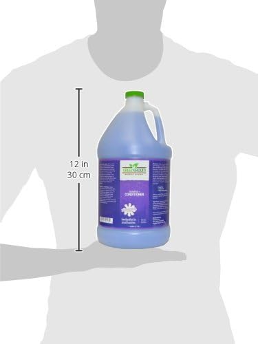 Green Groom Dog Shampoo Plus Conditioner, 1 Gallon | All Natural Ingredients, Detangles and Strengthens, Renews Moisture, 2 in 1, Detangler, Dematting
