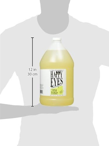Chris Christensen Happy Eyes Ultra Concentrated Tearless Dog Shampoo, Makes up to 5 Bottles, Groom Like a Professional, Hypo-Allergenic, Sulfate Free, No Tears, All Coat Types, Made in USA (Gallon)
