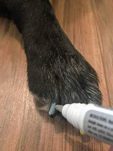 Warren London Pawdicure Dog Nail Polish Pens | Made in USA | Quick Dry, Low Odor, Non-Toxic Dog Accessories | Ideal for Dog Birthday, Dog Costume | 13 Colors | Silver