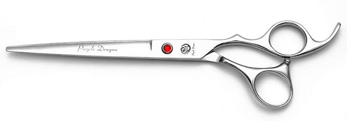 Purple Dragon 4“/5"/5.5"/6"/6.5"/7"/7.5"/8"/9"/10" Sharp Edge Salon Hair Cutting Shears - Pet/Dog Grooming Scissors with Bag - Perfect for Barber or Pet Groomer