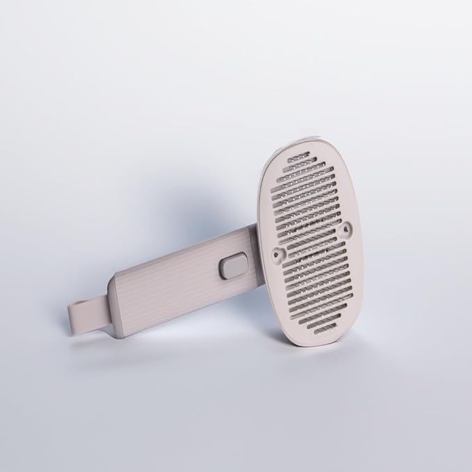 Bark&Bliss Self Cleaning Slicker Brush – Skin-Friendly Deshedding Grooming Tool for Dogs & Cats, Suitable for Shedding & Long-Haired Pets, Puppy Brush, Pet Grooming Brush, Cat Brush for Shedding