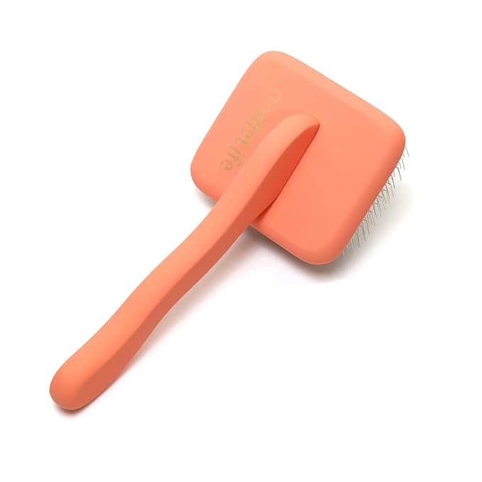 Slicker Brush for Grooming Shedding Medium & Long Haired Dogs - Pin Brush for Poodles, Goldendoodles and Doodle Breeds (Large)