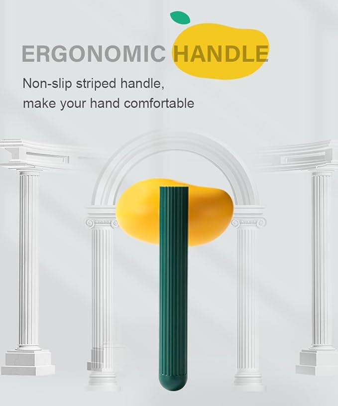 Self-Cleaning Dog & Cat Slicker Brush, Skin Friendly Deshedding Grooming Tool for Long or Short Haired Dogs Cats Rabbits, Dog Shedding Brush with Release Button - Mango