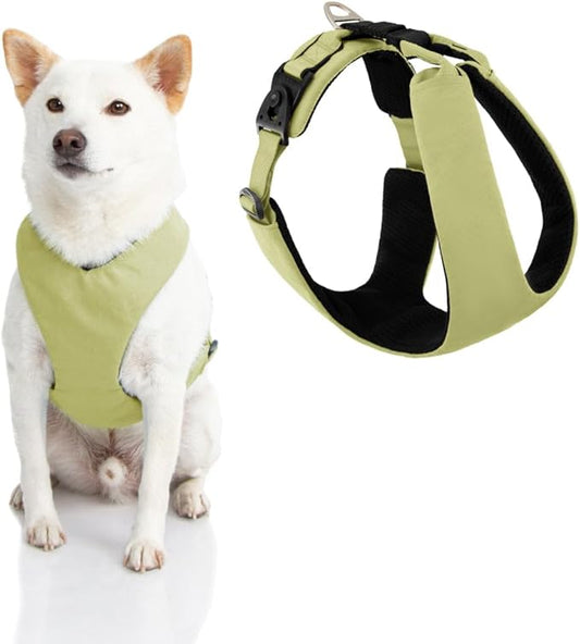 Gooby Lite Gear Z Harness - Scratch Resistant Ergonomic Harness with Shock Absorption - Head-in Harness for Small or Medium Dogs