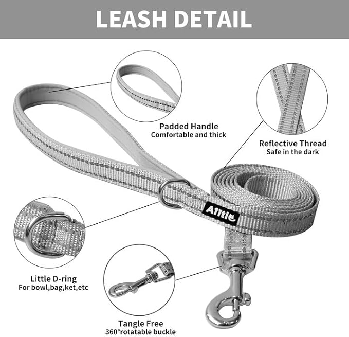 AIITLE Escape Proof Dog Harness - Step in Adjustable Dog Harness No Choke Over with Breathable Mesh and Quick-Release Buckle for Spring- Outdoor Walking, Camping, Training for Medium Dogs Green XL