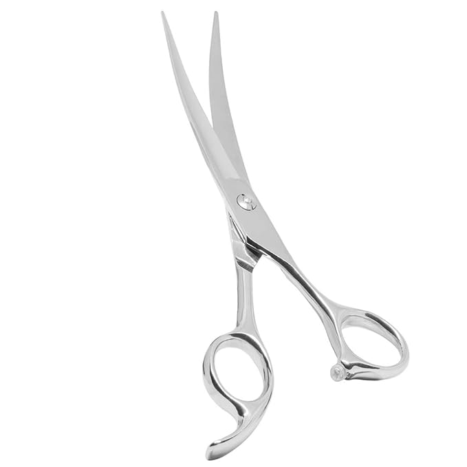 Dog Grooming Scissors,Pet Grooming Scissors,Curved Down Shears great for Groomers and Home Grooming