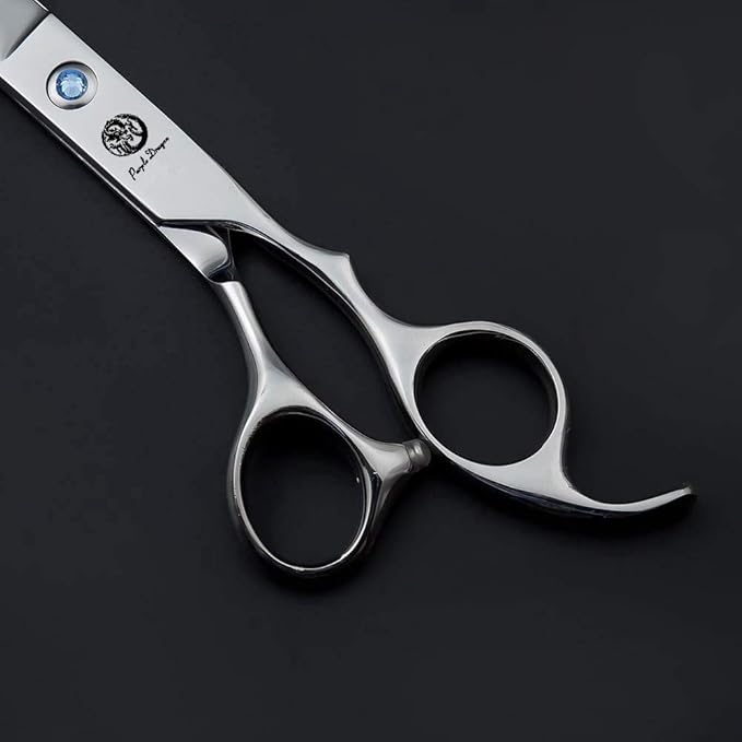 Purple Dragon 10 Inch Sharp Edge Salon Hair Cutting Shears - Pet/Dog Grooming Scissors with Bag - Perfect for Barber or Pet Groomer (10 inch)