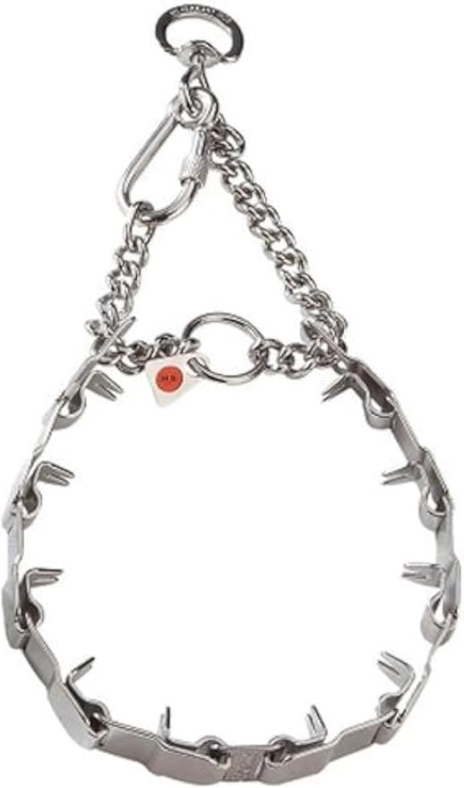 Herm Sprenger Neck Tech Dog Collar - Stainless Steel - Prong - Pinch 24"