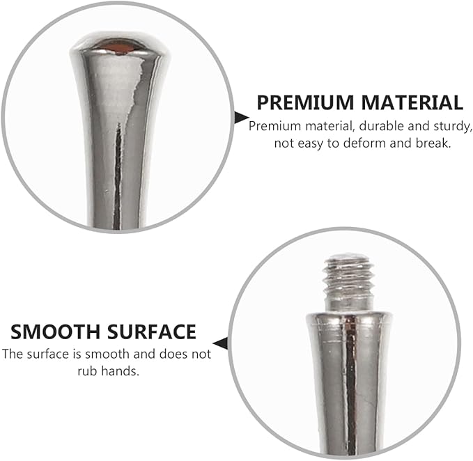 Balacoo Metal Shears 10pcs Scissor Finger Rest Stainless Steel Salon Shear Finger Rest Nails Scissor Parts Replacement Tail Nails Scissor Pet Hair Scissor Accessories Hair Styling Accessories