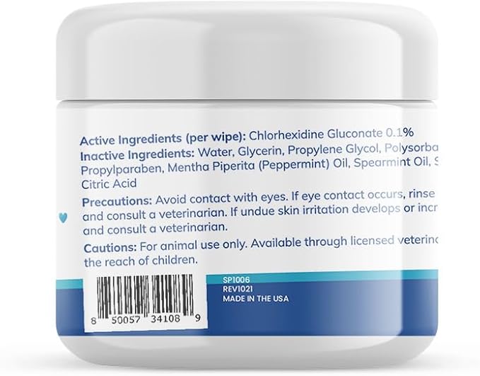 Replenish Dental Wipes for Dogs and Cats - Dog Teeth Cleaning Wipes - Pet Dental Finger Wipes for Dogs β Easy to Use Gentle Pet Dental Wipes - Effective Dog Teeth Cleaner - 50 Count