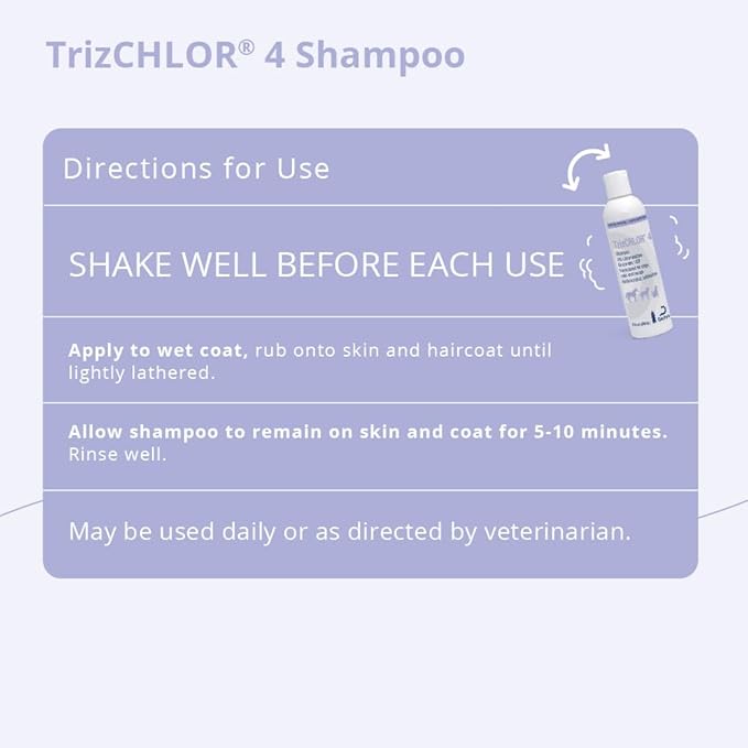 TrizCLHOR 4 Shampoo, 8 Ounce