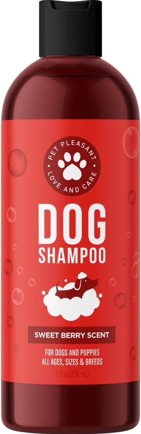 Soothing Oatmeal Shampoo for Dogs - Cleansing and Moisturizing Aloe & Oatmeal Dog Shampoo for Smelly Dogs of All Ages & Breeds - Gentle Sulfate and Paraben Free Dog Wash Made in USA (Sweet Fruity)