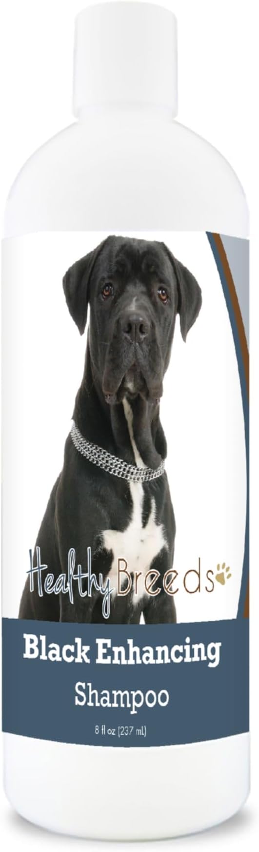 Healthy Breeds Cane Corso Black Enhancing Shampoo - Gentle Cleanser with Vitamin E, Aloe & Coconut Oil That Adds Brilliance, Shine & Intensity to Darker Coats - Floral Scent - 8 oz