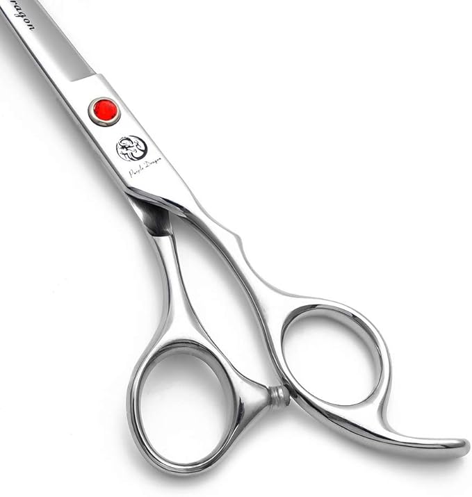Purple Dragon 4“/5"/5.5"/6"/6.5"/7"/7.5"/8"/9"/10" Sharp Edge Salon Hair Cutting Shears - Pet/Dog Grooming Scissors with Bag - Perfect for Barber or Pet Groomer