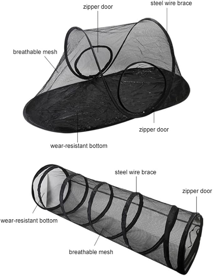 Outdoor Dog Enclosures & Catio with Weatherproof Tunnel, Ventilated Tent, and Portable Playhouse – Pop-Up Pet Playpen for Dogs, Cats, Small Animals