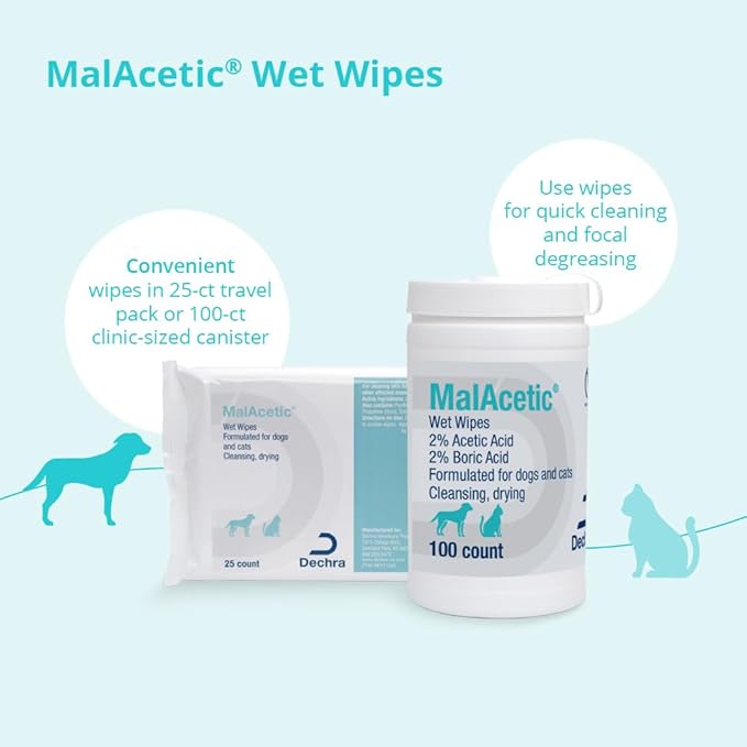 Wet Wipes for Dogs and Cats, 100 ct
