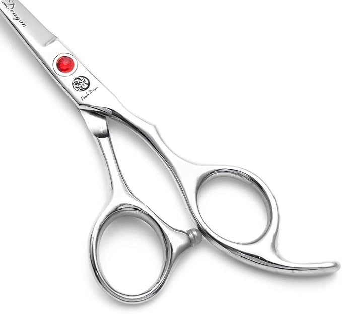 Purple Dragon 4“/5"/5.5"/6"/6.5"/7"/7.5"/8"/9"/10" Sharp Edge Salon Hair Cutting Shears - Pet/Dog Grooming Scissors with Bag - Perfect for Barber or Pet Groomer
