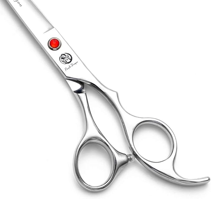 Purple Dragon 4“/5"/5.5"/6"/6.5"/7"/7.5"/8"/9"/10" Sharp Edge Salon Hair Cutting Shears - Pet/Dog Grooming Scissors with Bag - Perfect for Barber or Pet Groomer