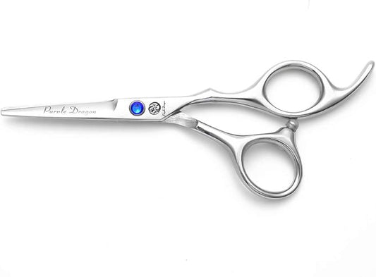 Purple Dragon 4“/5"/5.5"/6"/6.5"/7"/7.5"/8"/9"/10" Sharp Edge Salon Hair Cutting Shears - Pet/Dog Grooming Scissors with Bag - Perfect for Barber or Pet Groomer