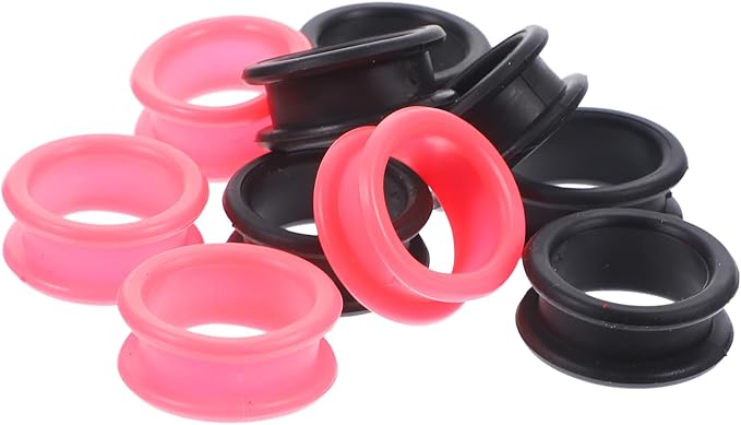 Finger Inserts 10pcs Silicone Ring Thumb Grips Dog Clippers Professional Beauty Tools + Accessories Pet Shears Finger Rings Grooming Grips Shear Ring