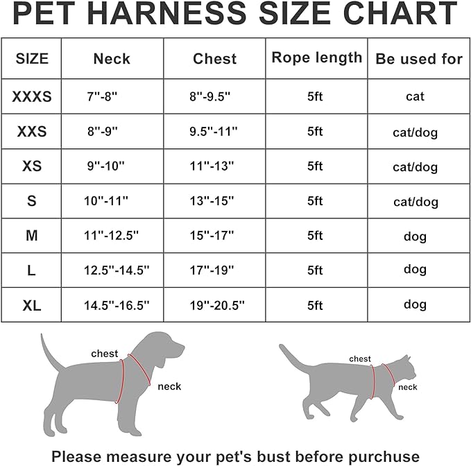 AMTOR Small Dog Harness with Leash Set, No Escape Easy Walk Puppy Harnesses for Training Walking, Step-in Reflective Soft Dogs Vest for XS S Medium Extra-Small Large Sized Dog(Pink,M)