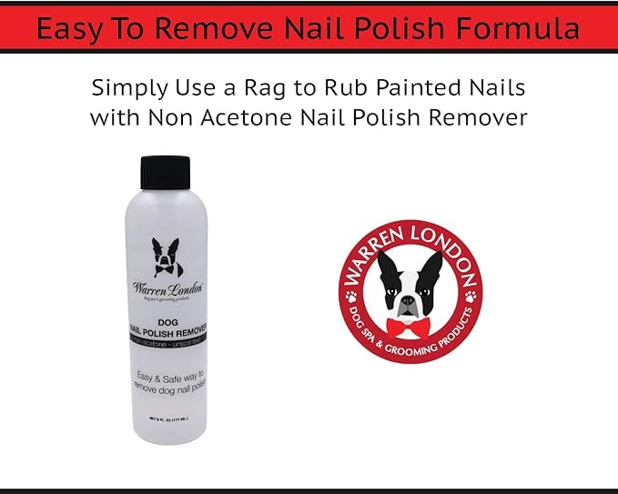 Warren London Pawdicure Dog Nail Polish Pens | Made in USA | Quick Dry, Low Odor, Non-Toxic Dog Accessories | Ideal for Dog Birthday, Dog Costume | 13 Colors | Black