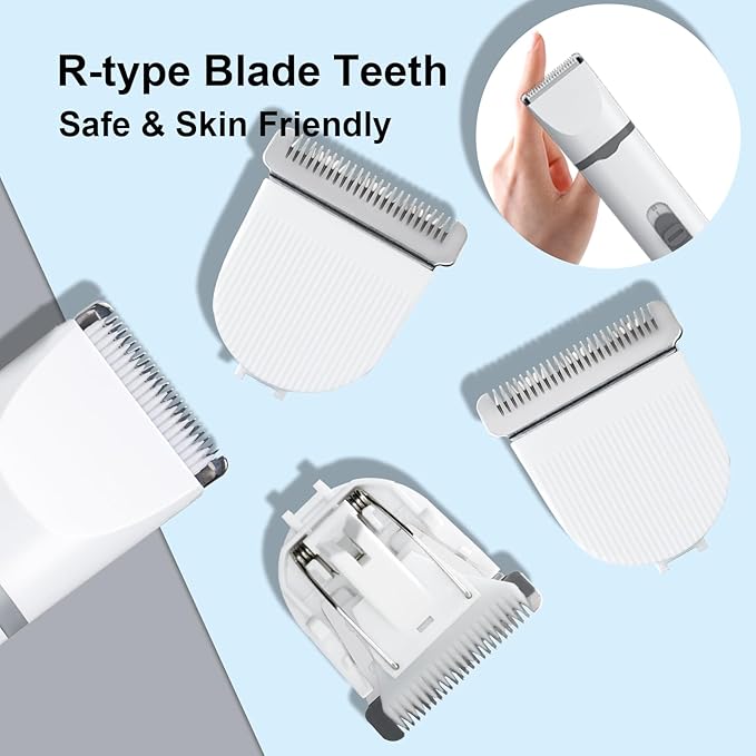 KIKETECH Dog Clippers Blade for Grooming, Replacable Safe & Sharp Dog Trimmer Blades, 304 Stainless Steel and Ceramic, Blade Width 1.25" Compatible with Masagotti Dog Hair Clippers Kit, 2 Packs