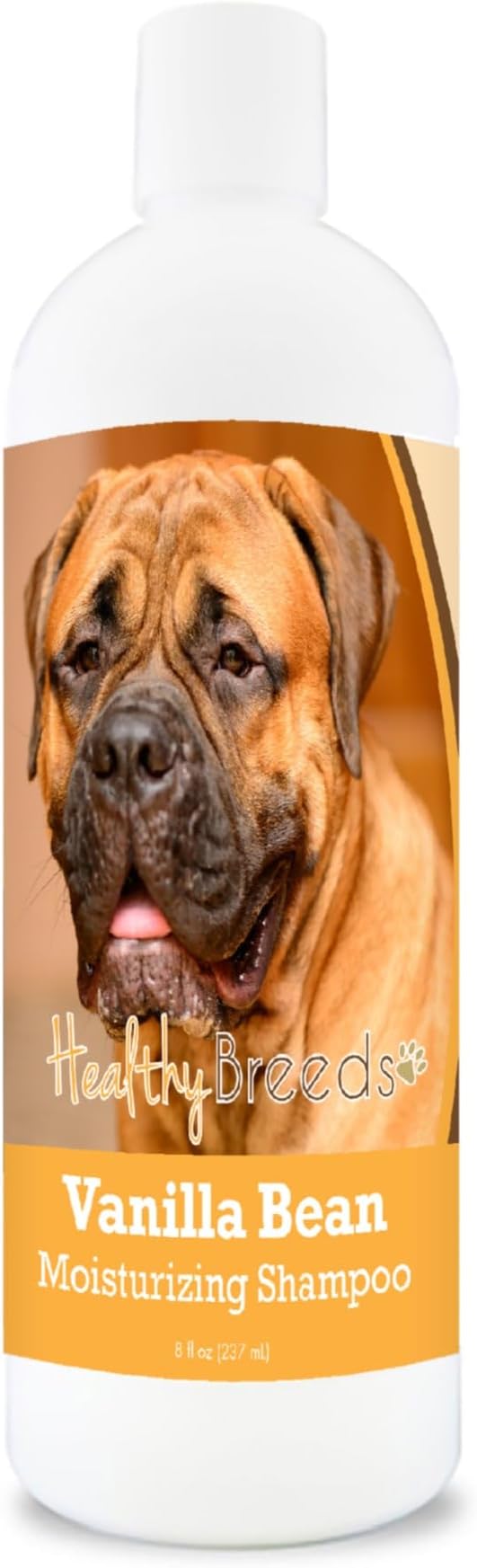 Healthy Breeds Bullmastiff Vanilla Bean Moisturizing Shampoo + Conditioner - with Vitamins A, D, E + Coconut Oil - 8 oz