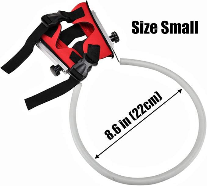 Ring Harness for Blind Dog, Adjustable Blind Dog Ring, Blind Dog Accessories, Bumper Guards for Blind Dogs Red Small