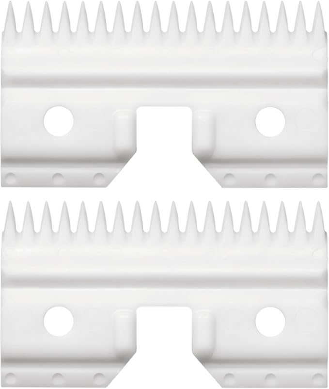 XCEL Ceramic Coarse Pet Replacement Cutter Blade Compatible with Andis, Oster A5 and Walh KM Series (2 Pack)