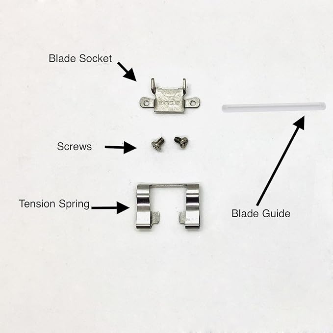 10 Pack Dog Clippers Blade Guide Replacement Spare Parts 35mm Plastic Strip Guides for Andis Oster Wah KM-10 A5 Series Pet Clipper Grooming Kit Trimmer Dogs Cats Electric Shaver Repair White