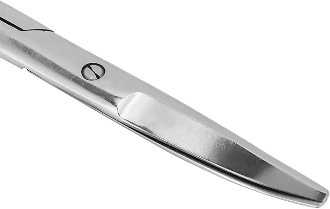 Stainless Steel Animal Scissors, Veterinary Pet Farm Curved Round Scissors Household Tool Professional Versatile Tools, 7.1inches