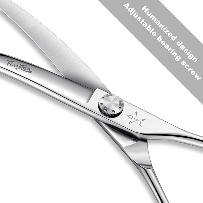 High-end Professional Dog Grooming Curved Scissors Pet Curved Shears 7.5 Inches Extremely Very Sharp Made Of Advanced Stainless Steel Alloy By Hand For Dog Cat And Horse Breeder