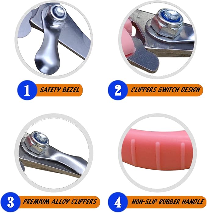 Pet Cut Nail Clippers for Small Medium Animals Cat Dog Claw Trimmer Home Grooming - Stainless Steel Kit Tool for Tiny Bunny Rabbit Bird Puppy Kitten Ferret