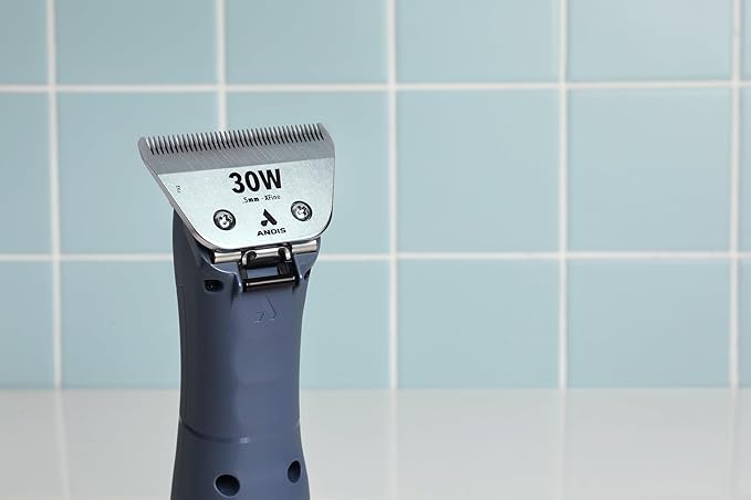 Andis 561462 ceramicEDGE #30W XFine Wide Blade, Small Animal and Pet Grooming, Detachable Replacement Blade, Long Lasting, Stainless Steel