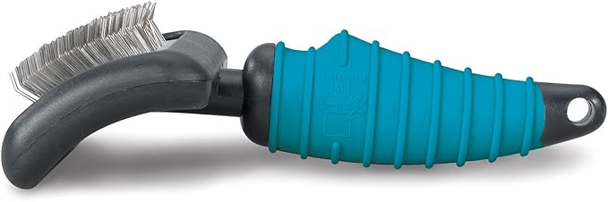 Master Grooming Tools Ergonomic Slicker Brushes — Molded Brushes for Grooming Dogs - Medium, 4" x 2½", Black