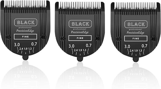 Adjustable 5 in 1 Blades Compatible with WAHL Arco,Bravura .Chromado,Creativa,Figura Dog Clippers for Dogs Grooming(Black/3PC)