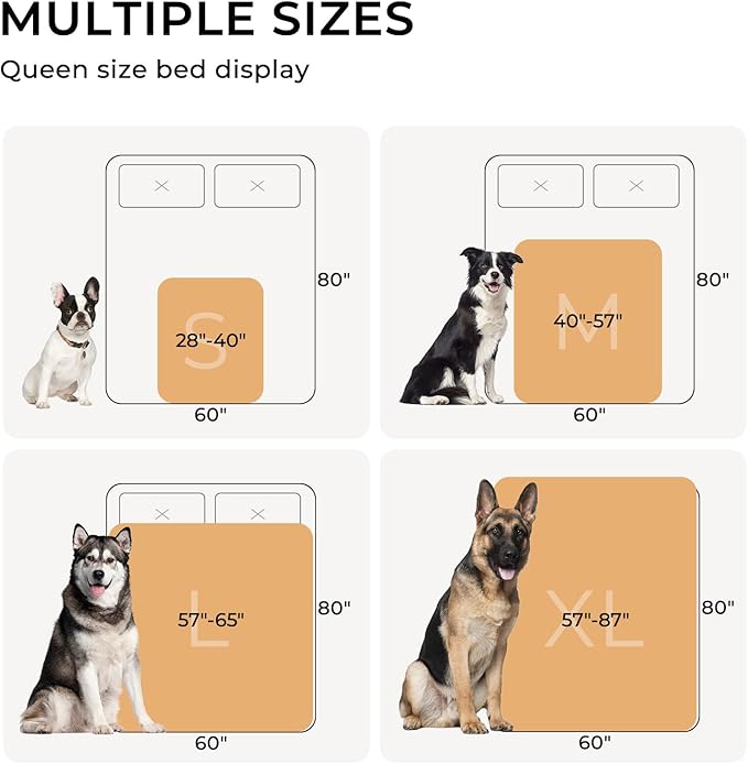 Waterproof Pet Blanket, Liquid Pee Proof Dog Blanket for Sofa Bed Couch, Reversible Sherpa Fleece Furniture Protector Cover for Small Medium Large Dogs Cats, Grey White Small(40" x 28")