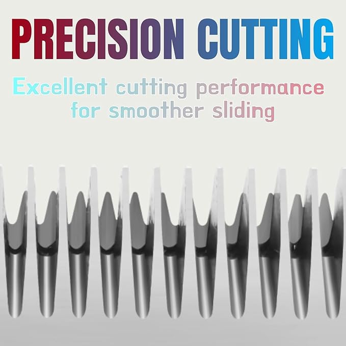 10W Wide Pet Dog Grooming Detachable Blades,Compatible with Andis,Oster A5,Wahl KM10 Clippers,Cut Length 1/16"(1.5mm),Fit for Larger Animals