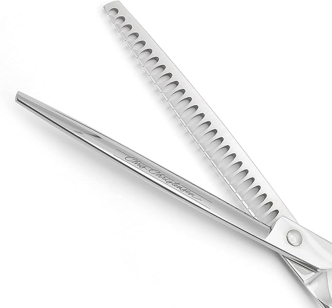 Chris Christensen Classic Series Grooming Shears, 8.5 in Chunky Blender Shear, Groom Like a Professional, Any Skill Level, Made From 440C Japanese Steel