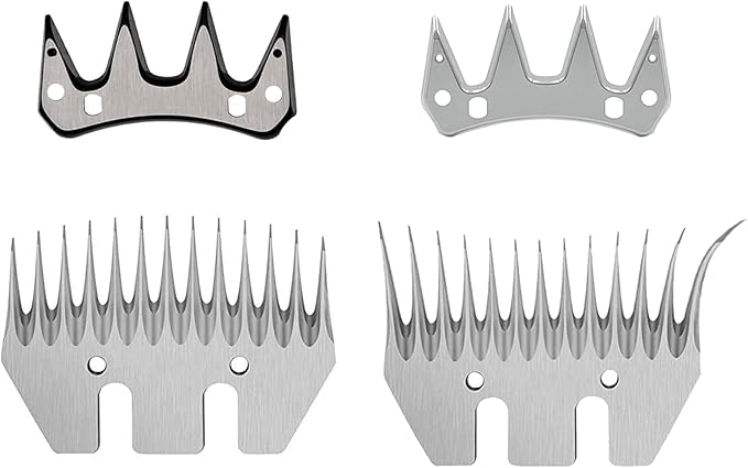 13 Tooth Sheep Shear Clipper Replacement Blades for Electric Sheep Clippers( 2 Sets )