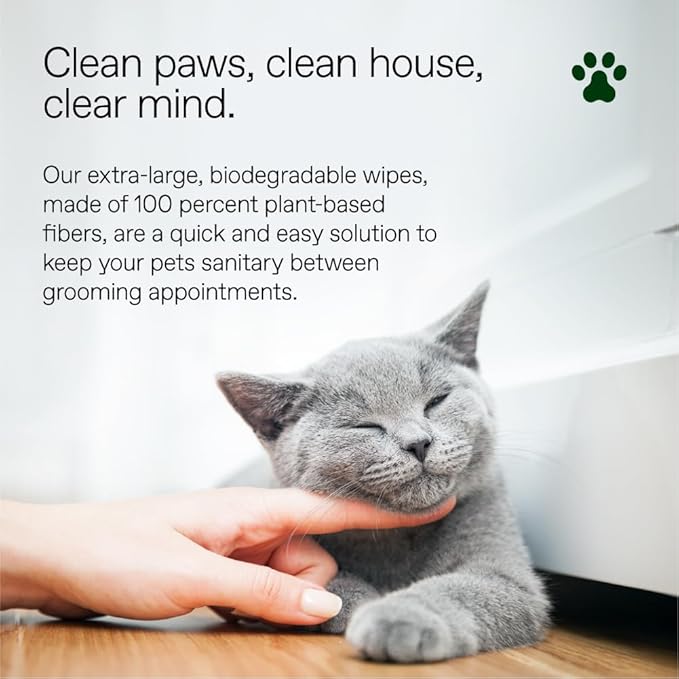 ALŌH Hypoallergenic | All-Natural | Multi-Purpose Pet Wipes, Unscented 50ct Wipes | 3 Pack of 50ct Wipes (150 Wipes)