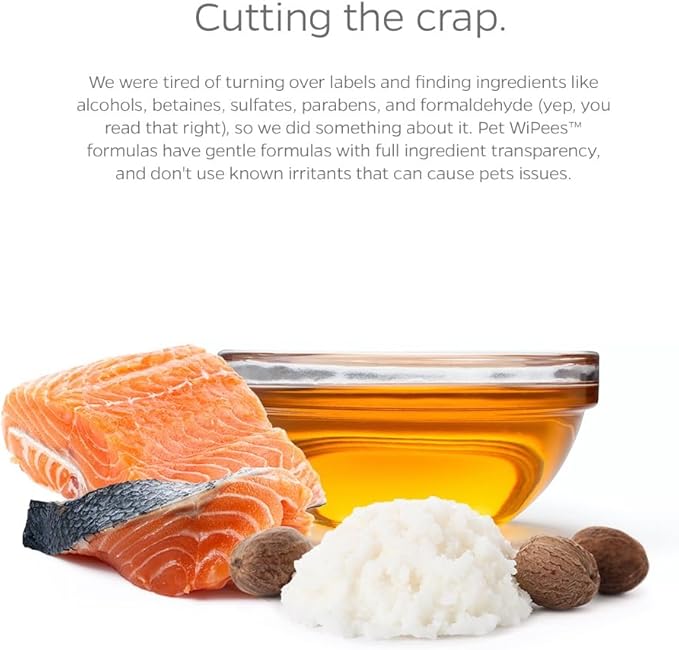 Pet Parents® Pet WiPees™ Cat All Purpose Cat Wipes, Pet Wipes, All Purpose Wipes for Cats & Cat Bath Wipes, Cat Cleaning Wipes (100 Count (Pack of 2), Calming)