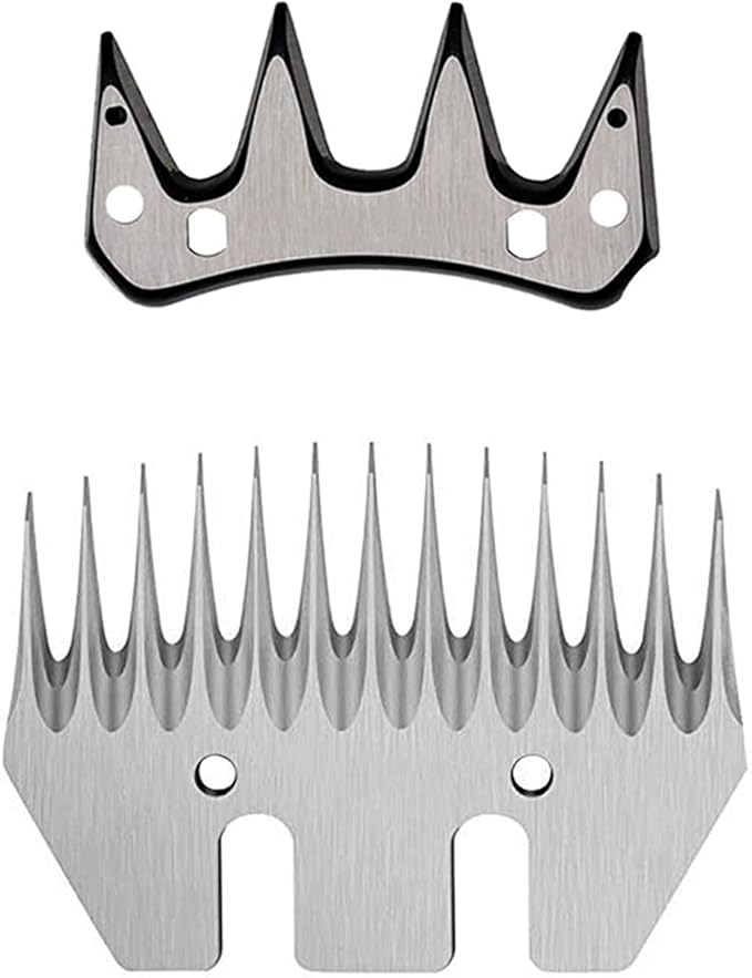 13 Tooth Sheep Shear Clipper Replacement Blades for Electric Sheep Clippers( 2 Sets )