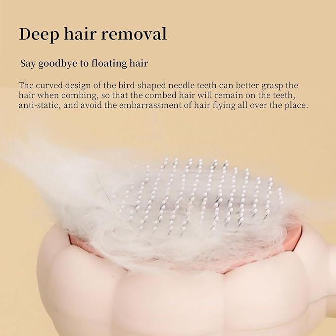 3PCS Cat Brush with Release Button,Dog Brush,Cat Brush Dog Brush for Shedding Grooming, Cat Brushes for Indoor Cats, Dog Grooming Brush Pet Brush for Semi-Short to Semi-Long Hair